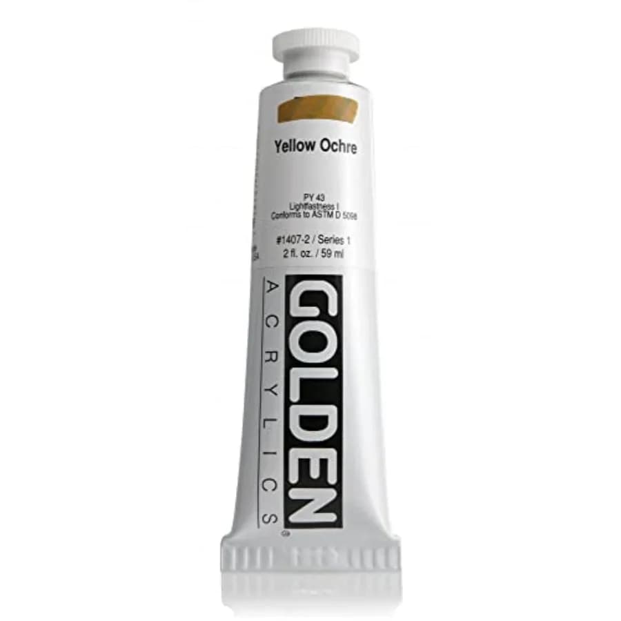 Heavy Body Acrylic Paint, 2-Ounce, GLDNHB-14072