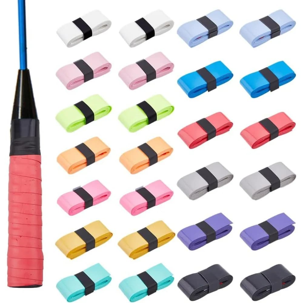 26 Pezzi 13 Colori Overgrip per Racchette da Tennis Nastri Grip in Pelle Assorbenti per Racchette da Tennis Badminton Pickleball