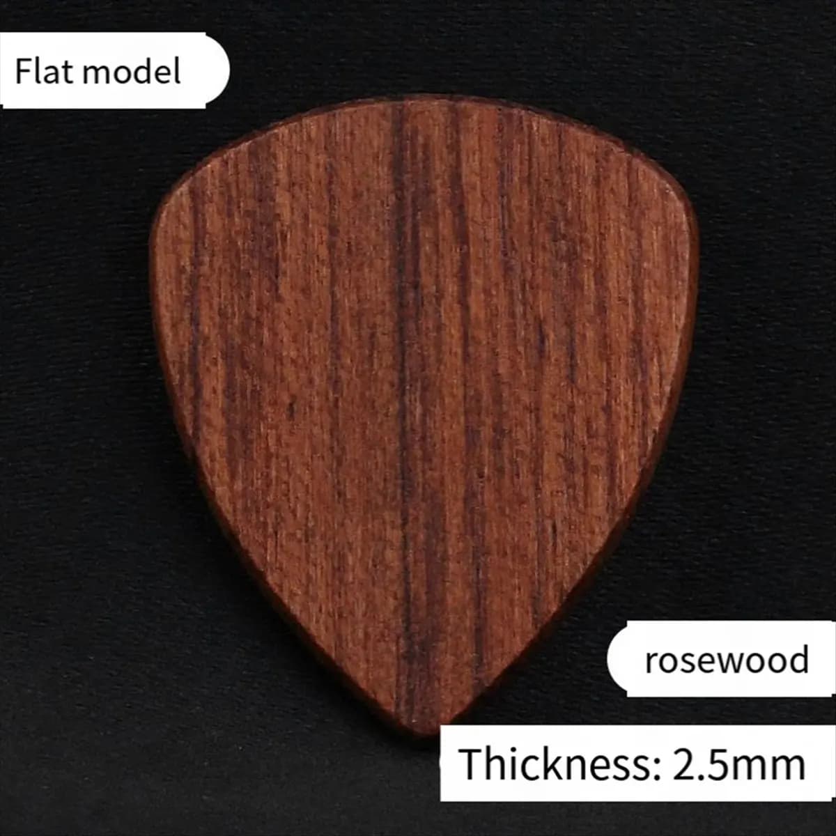 (AD10) Plettri per Chitarra in Legno, Plettri in Legno di Noce per Chitarra Elettrica, Acustica o Basso