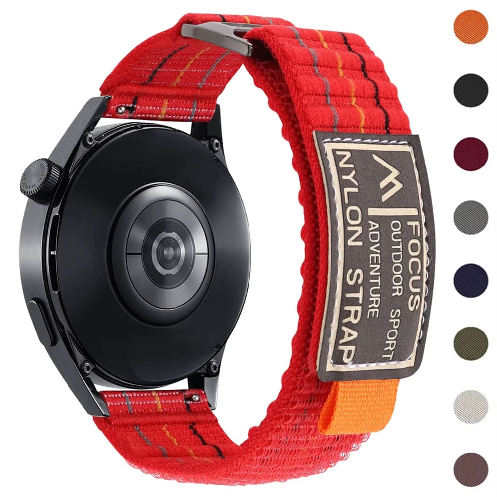 20mm 22mm cinturino in nylon per Garmin Venu 3/2/Vivoactive 4/5/6 fascia per Forerunner 570/965/165/265/255 braccialetto Venu cinturino
