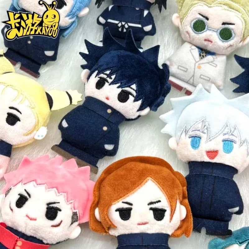 Jujutsu Kaisen a tema peluche zaino pendenti scatola cieca trendy figura mobile tessuto morbido anime giocattolo spille da collezione