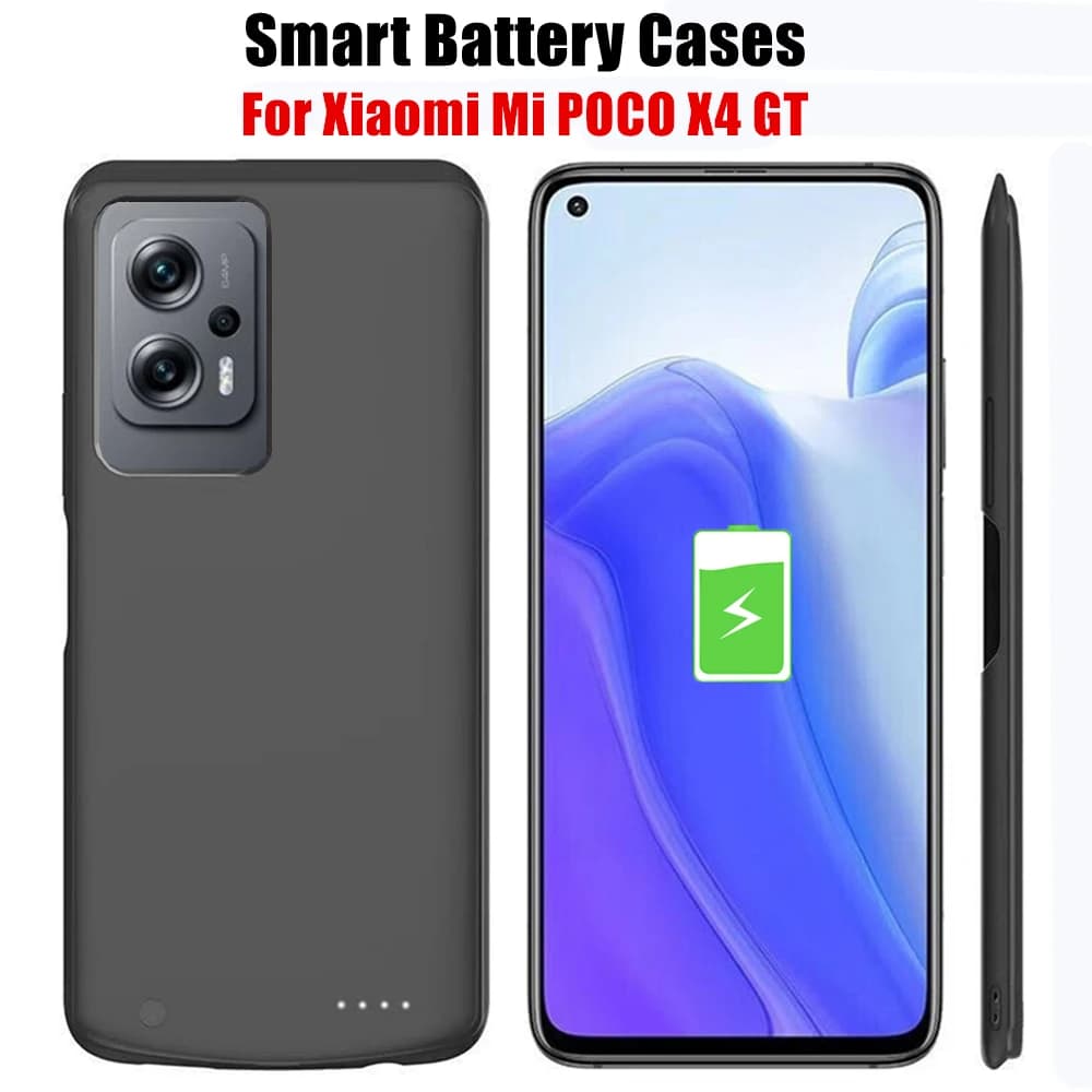 Custodia Powerbank per caricabatterie portatile da 6800mAh per Xiaomi Mi POCO X4 GT custodie per batterie esterne Cover di ricarica per banca di alimentazione per Redmi K30s