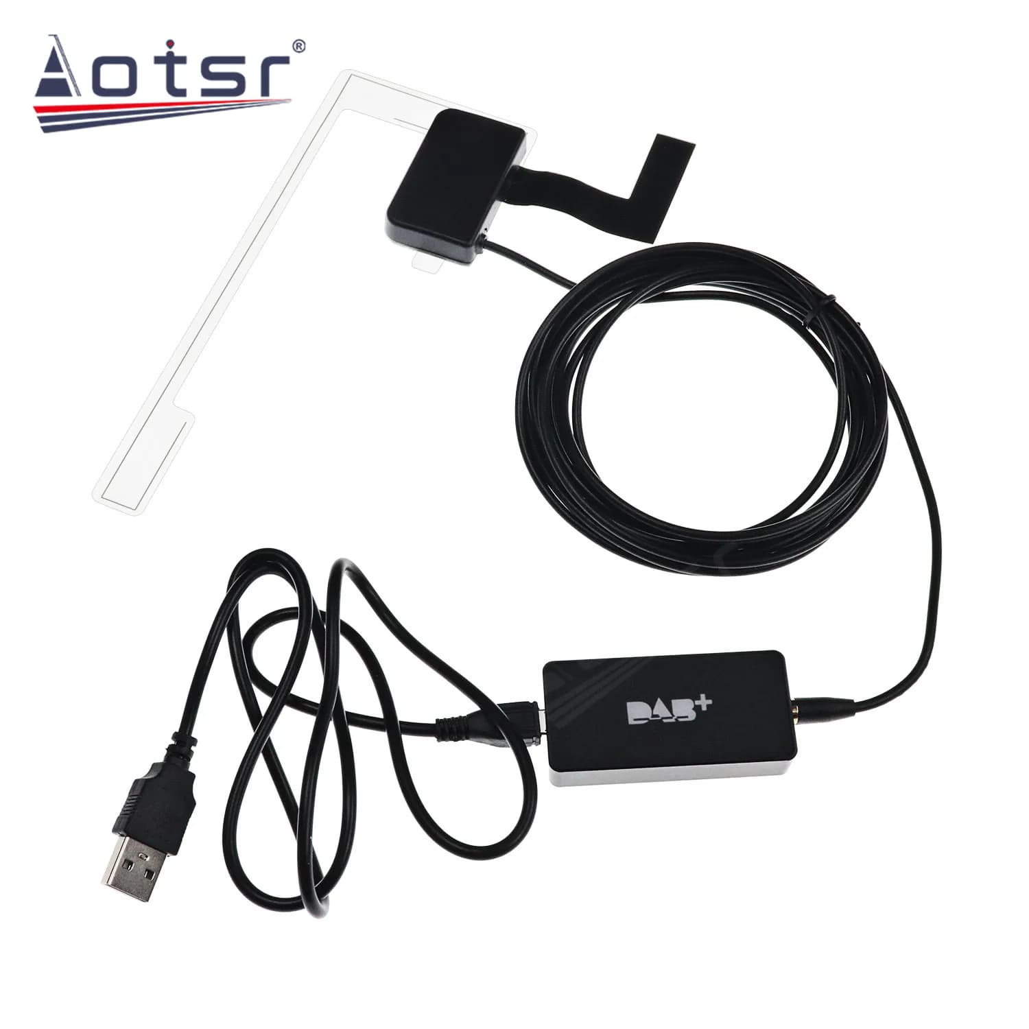 Antenna DAB + con ricevitore adattatore USB lettore Stereo per auto Android ricevitore GPS per auto ricevitore di segnale per accessori universali
