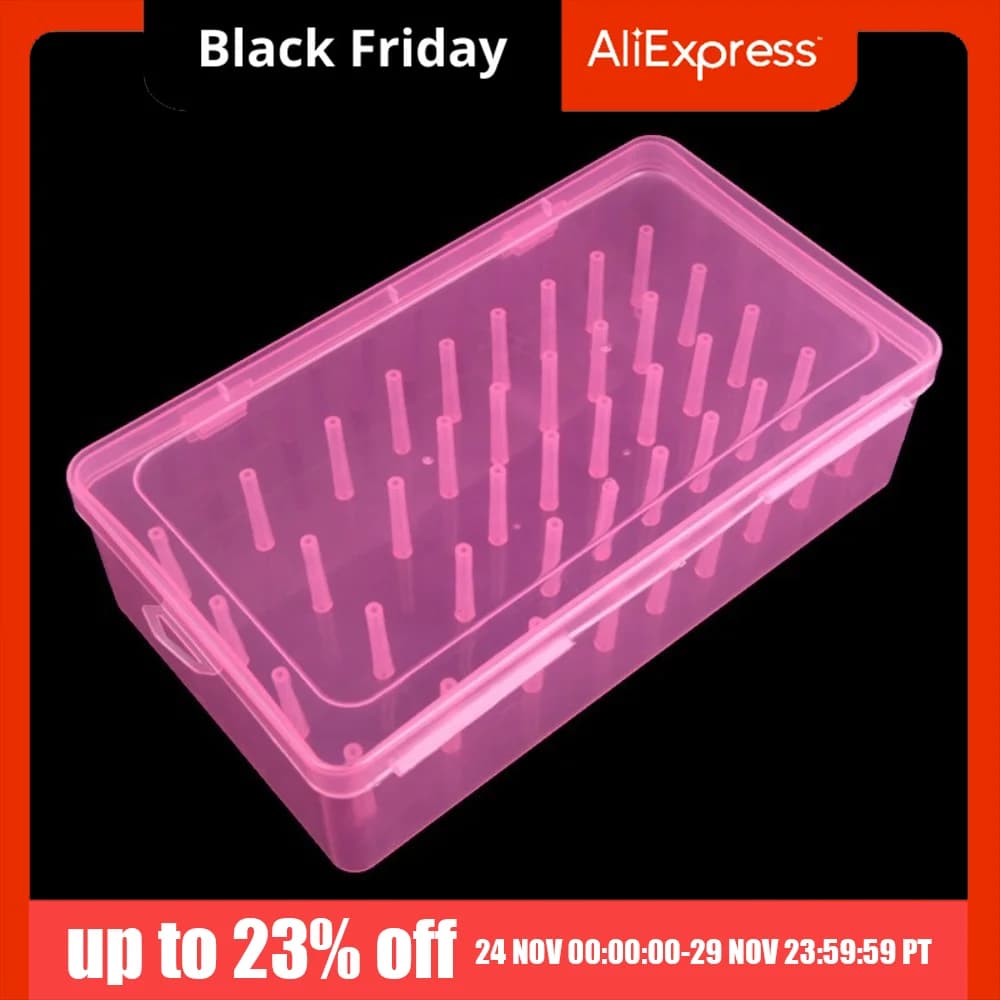 Scatola Porta Fili da Cucito con 42 Bobine, Organizzatore Trasparente per Fili, Contenitore Multifunzionale per Accessori da Cucito