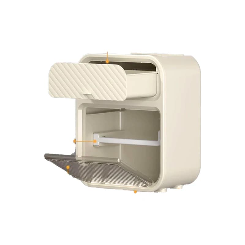 Porta carta igienica Porta scatola Portaoggetti da bagno Porta fazzoletti con bobina impermeabile Portaoggetti da bagno da cucina senza punzonatura