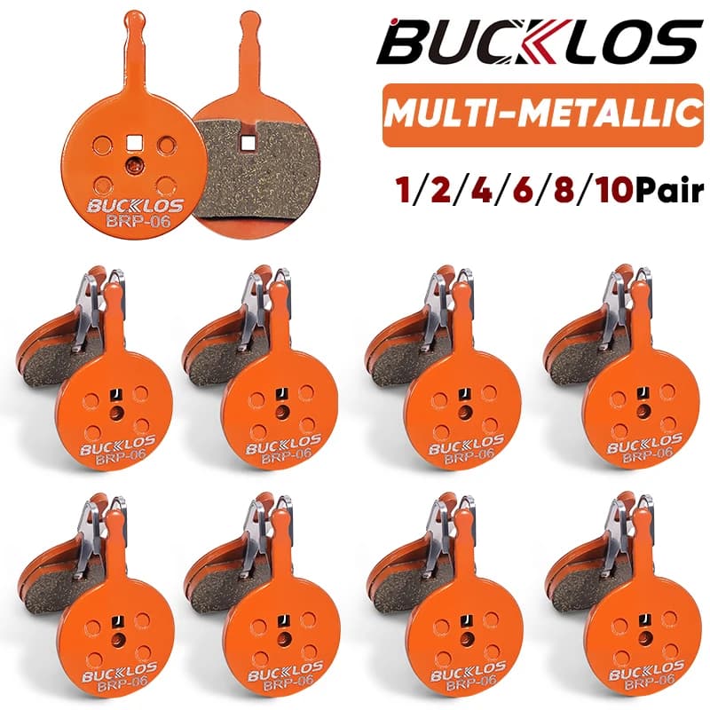 Pastiglie Freno a Disco Idraulico BUCKLOS per AVID BB5, Pastiglie Freno Metalliche per Bici da Strada e Mountain Bike, Compatibili con SRAM BB5
