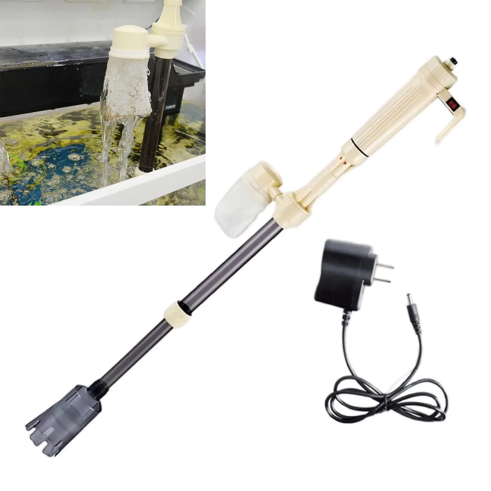 Acquario ghiaia CLEAner acquario elettrico sottovuoto CLEAner, 3