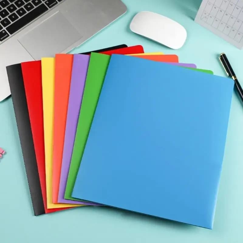 10 cartelle multifunzionali Cartelle a due tasche Cartella documenti per file