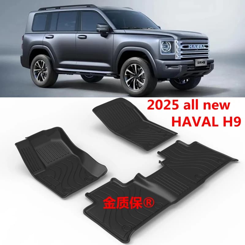 Utilizzare per il nuovo tappeto per auto HAVAL H9 del 2025 nuovo tappetino per auto H9 tappetino per bagagliaio HAVAL H9 adatto per il nuovo tappetino impermeabile HAVAL H9