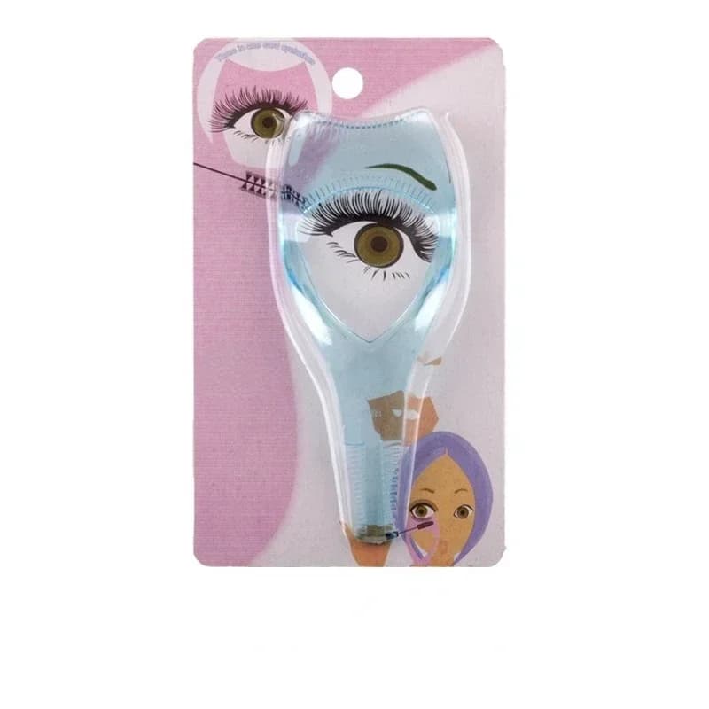 Dropship 3 Cosmetic Tool in 1 Eyelash comb Guide Card Mascara Shield Guard Bigodino Applicator