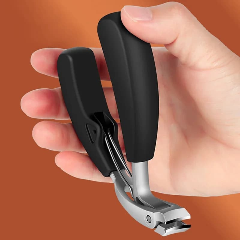 Tagliaunghie per carichi pesanti Prevengono gli spruzzi Tagliaunghie largo Tagliaunghie per unghie spesse e dure Lama ad arco Strumenti per forbici per manicure