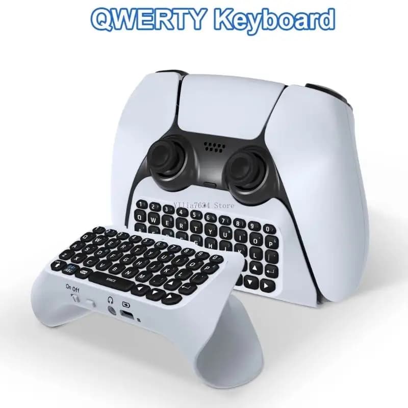 Game Handle Keyboard with 3.5Mm Port for Controllers Gaming Accessory