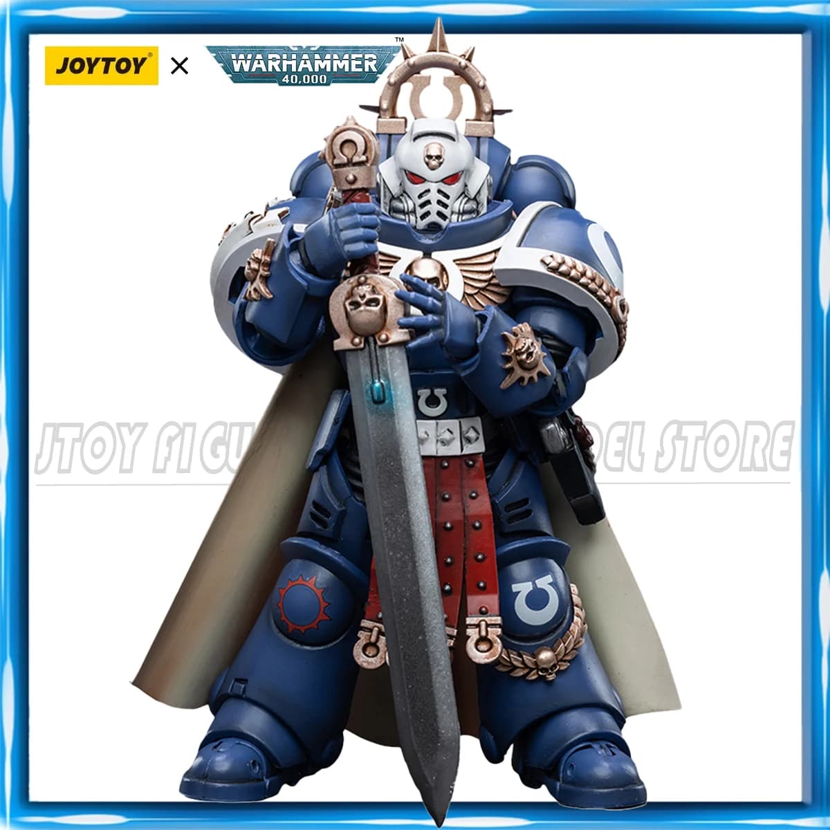 JOYTOY Warhammer 40K 1/18 Action Figures Ultramarines Primaris Capitano Anime Figure Giocattoli Collezione Modello