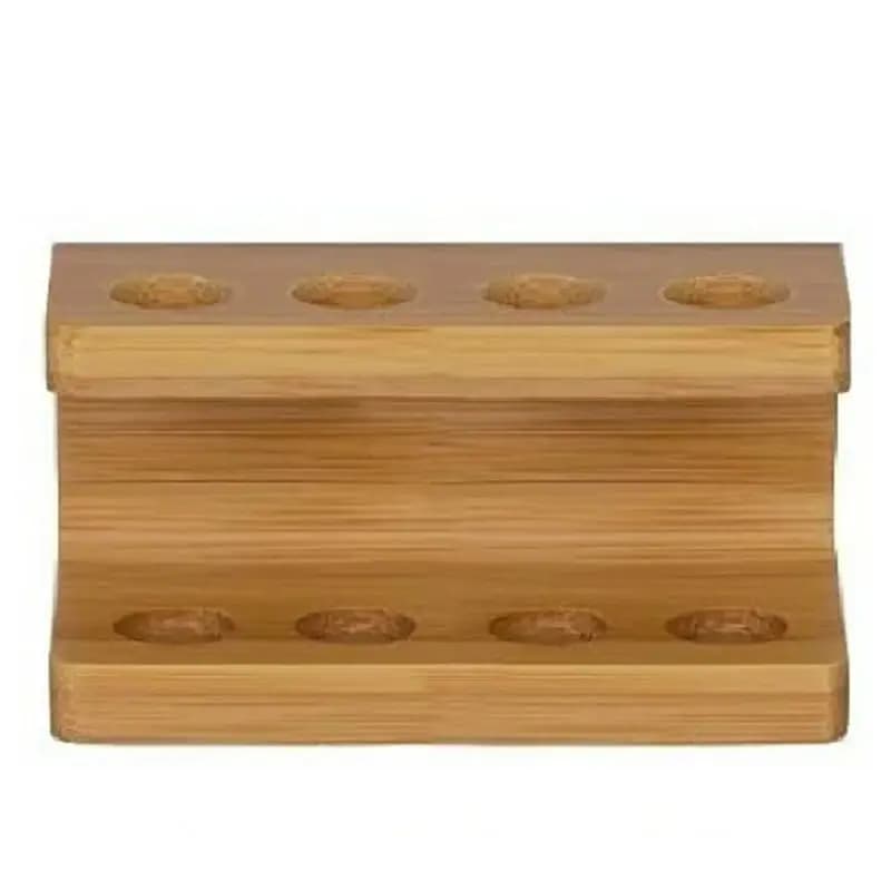 AUAU - Portaspazzolini in legno, porta testine spazzolino elettrico, organizer da bagno in legno