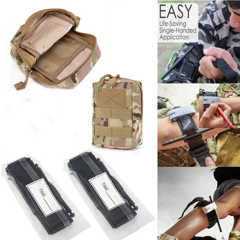 Emergency SOF Tourniquet 2/4Pcs Gen 5 Aluminum Windlass, Rapid Bleeding Control for First Aid Kit