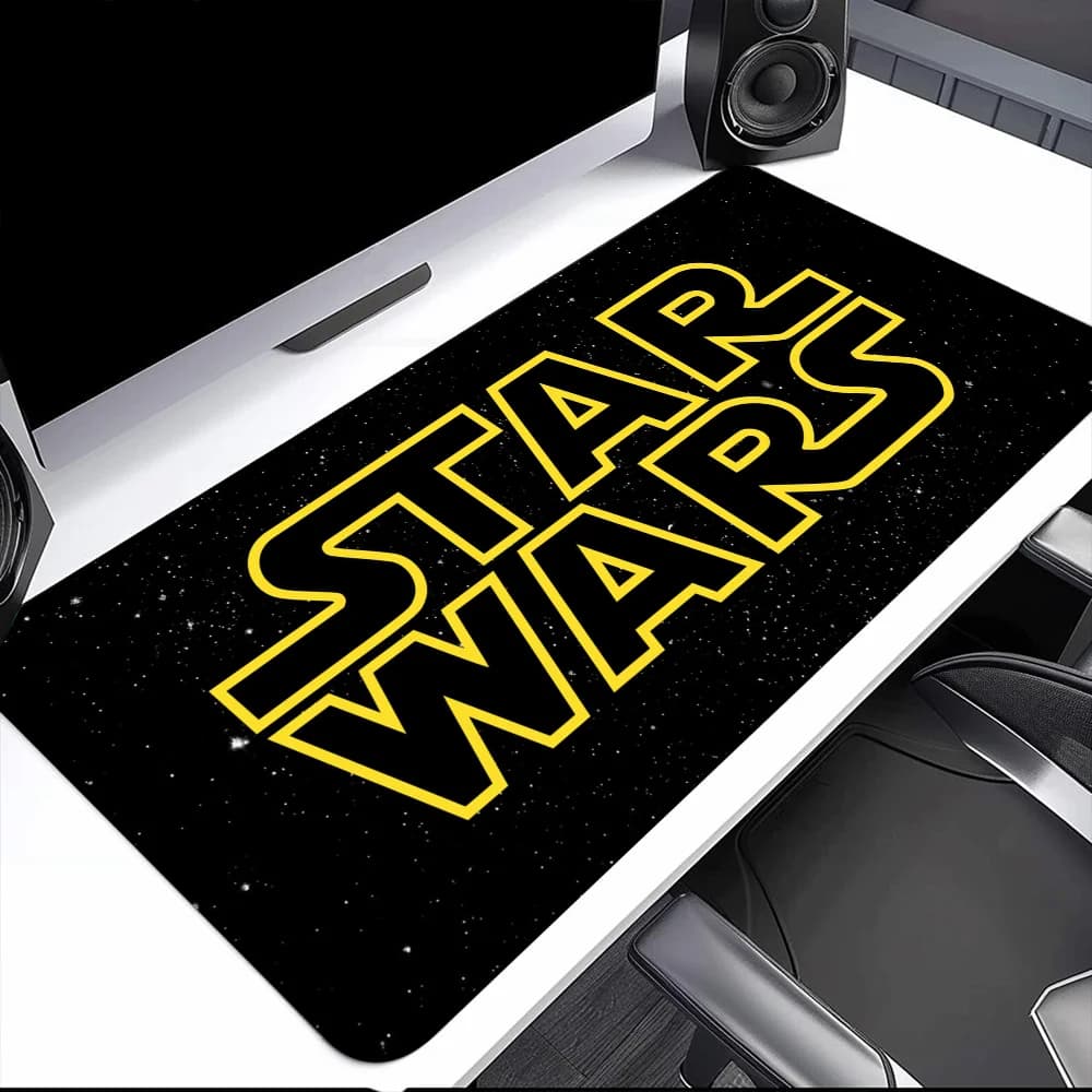 Film S-Star Wars Luke Vader q Mouse Pad Large Desk Mat Keyboard Ergonomic Office Rubber PC Non-slip Anti-fray Home Custom