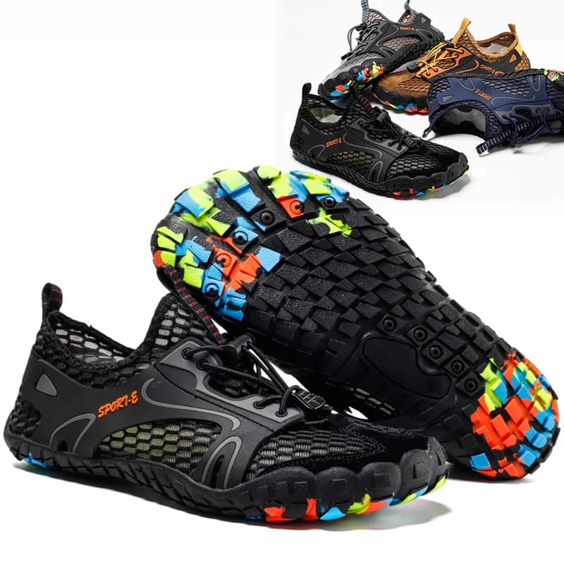 Scarpe Acquatiche Multifunzionali da Esterno Unisex a Cinque Dita per Spiaggia, Piscina, Escursionismo, Pesca, Ciclismo e Fitness