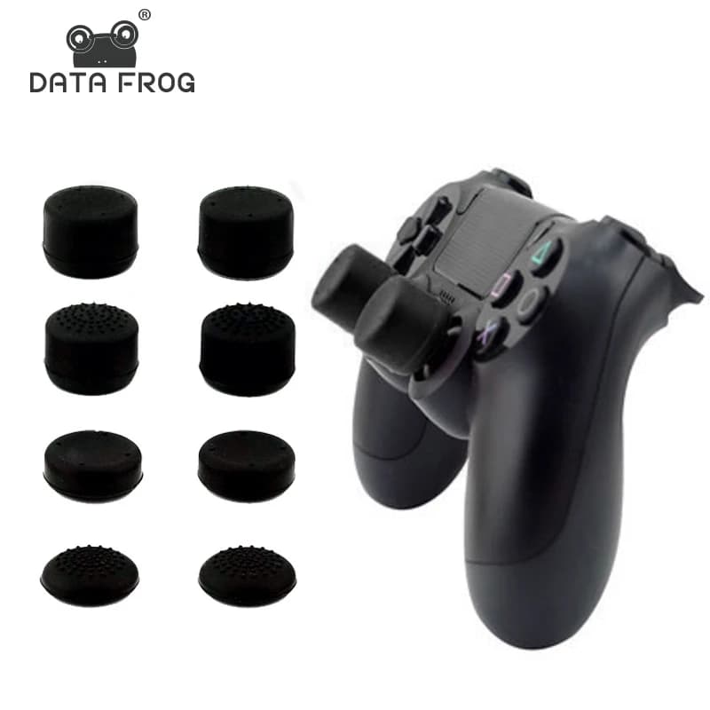 DATA FROG 8Pcs Silicone Analog Thumb Stick Controller Grip per Xbox One/S/Series X S/Switch Pro Thumb Grips per parti PS5/PS4