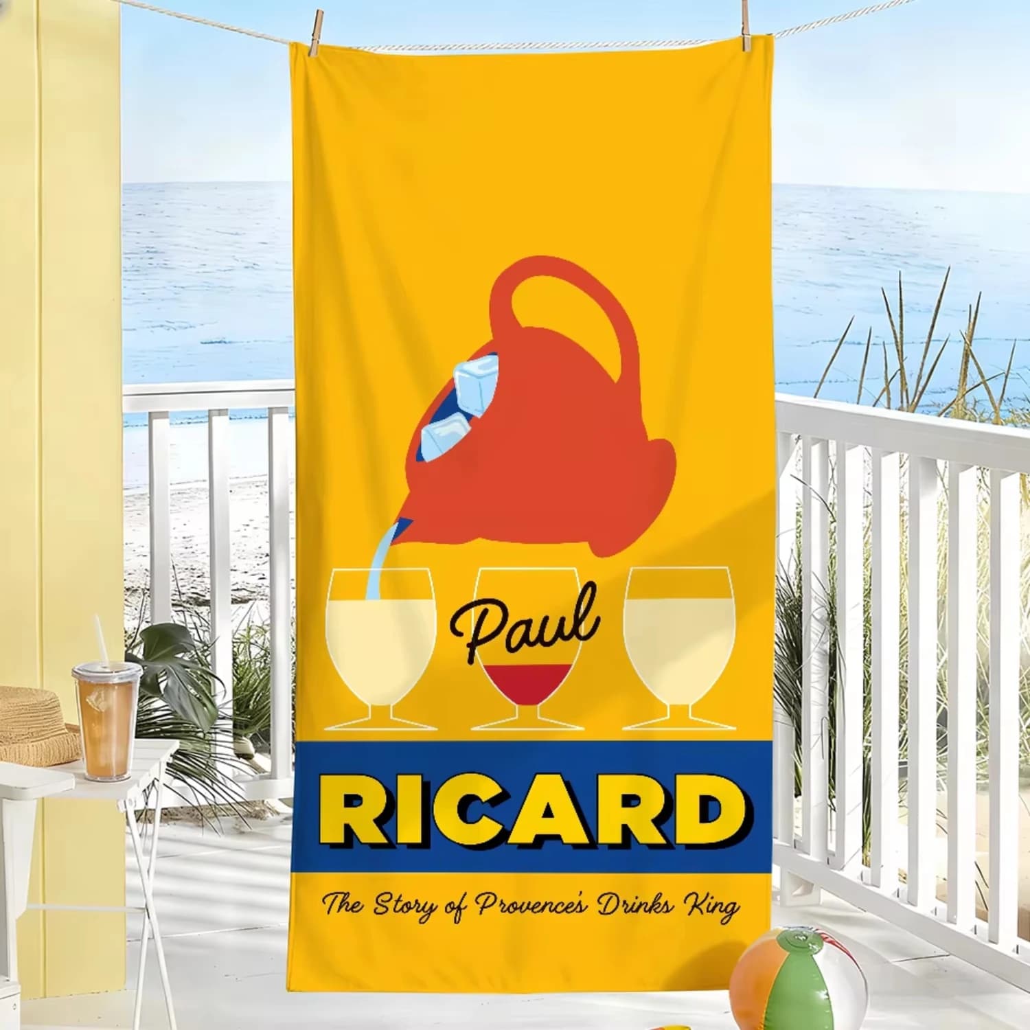 Asciugamano alla moda, morbido, ideale come regalo per piscina, viaggi, palestra, doccia, campeggio, sport, ad asciugatura rapida, con logo R-RicardS, grande, per la spiaggia