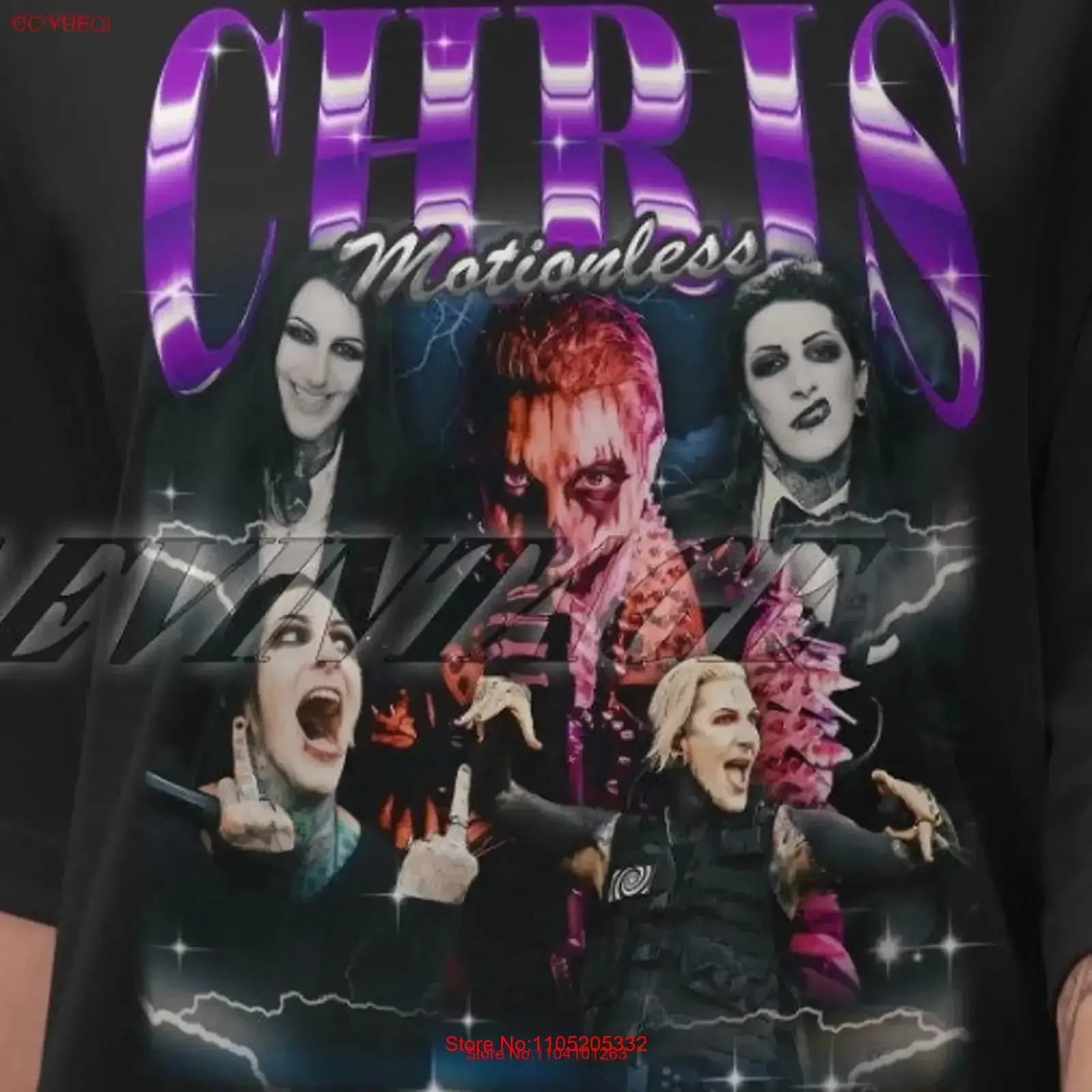 Limited Chris Motionless Vintage T Shirt Retro 90s Fan Homage vintage Washed designer clothes Unisex Versatile fashion graphic