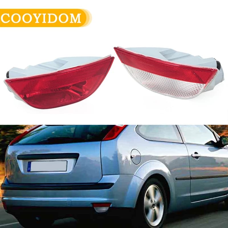 Auto Paraurti Posteriore Riflettore Fanale Posteriore Freno di Arresto Lampada di Segnale Per Ford Focus 2005 2006 2007 2008 Hatchback 5 Porte Senza Lampadine