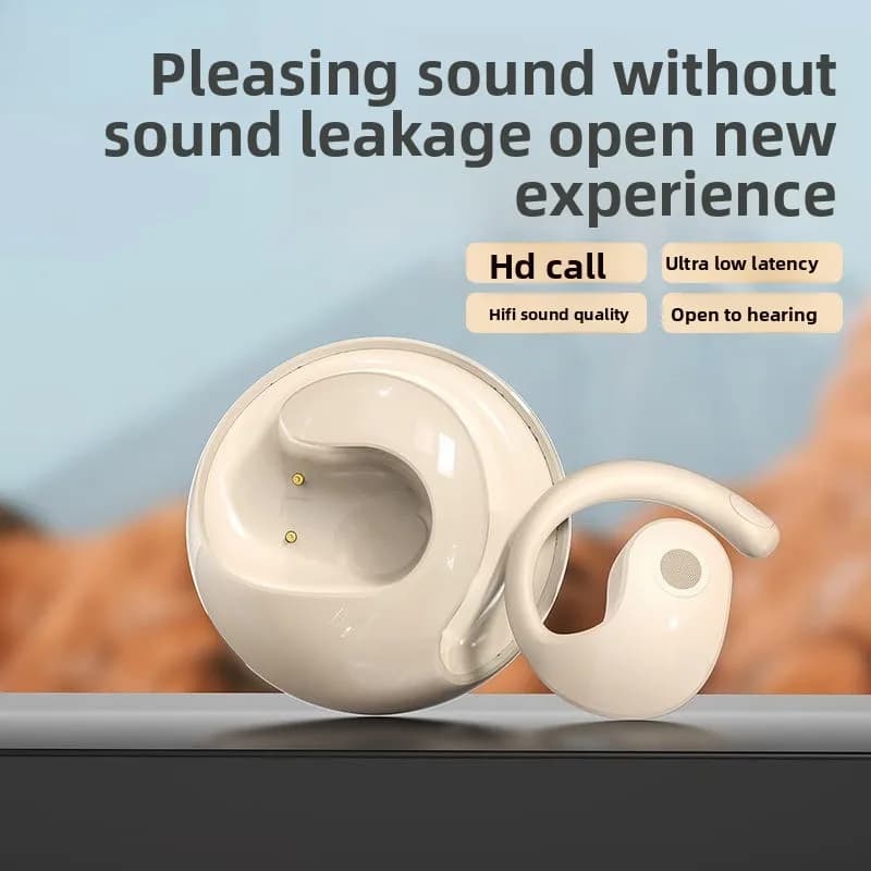 New Creative Small Coconut Ball TWS Non In Ear Wireless Bluetooth Headset High Appearance Gaming Earphone