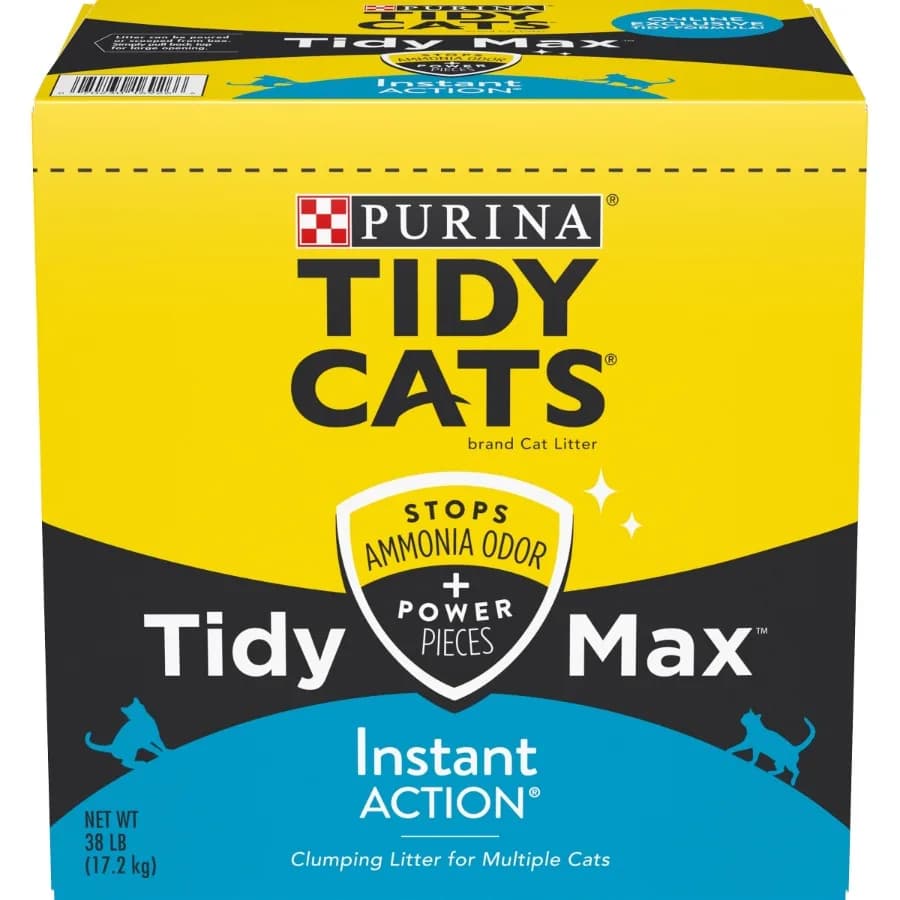 Purina Tidy Cats Clumping Cat Litter, Instant Action, Odor Control 24/7, 38 lb. Box