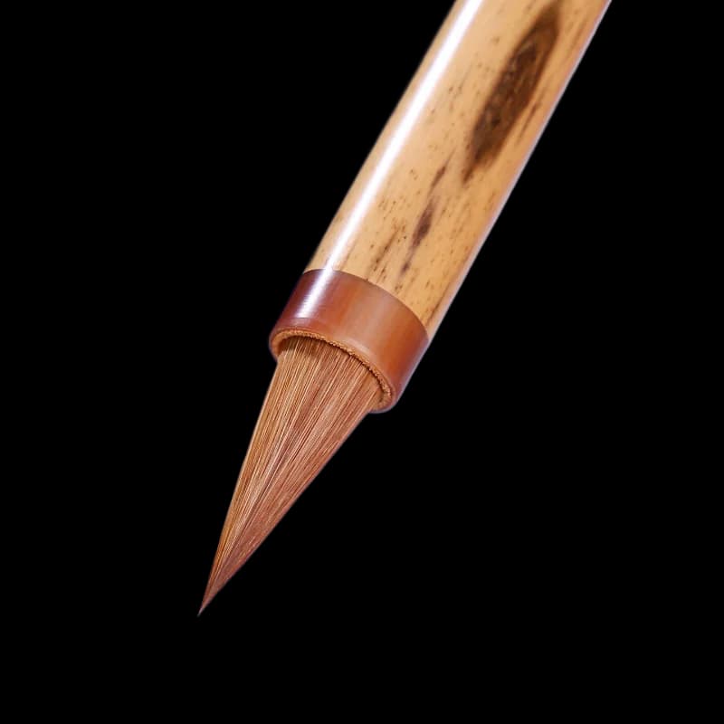 Weasel Purple Rabbit Hair Calligraphy Brush Set Small Regular Script Copying Scriptures Brush Small Running Script Writing Brush
