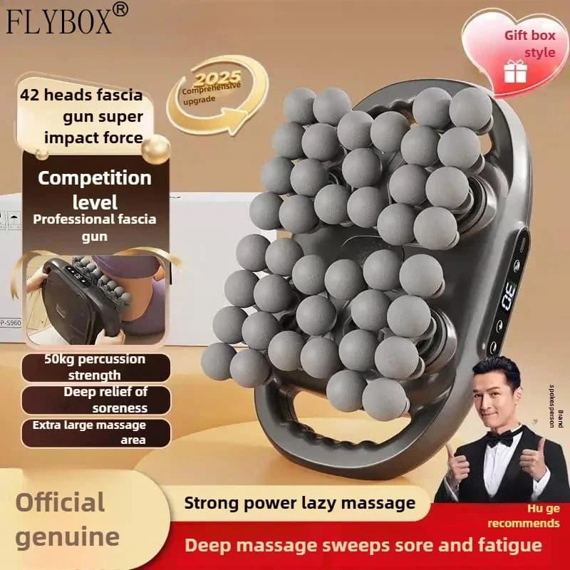 Brand Massage 42 Head Gun for Professional Band Electric Relaxation with Deep Grew Muscle Shoulder Back Collar Life Leg Body Spine Massage