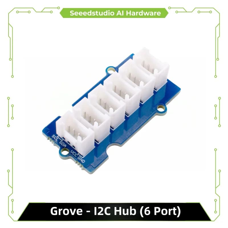 Grove I2C Hub Module I2C Expansion Module I2C interface card at 6 ports, an input, five outputs