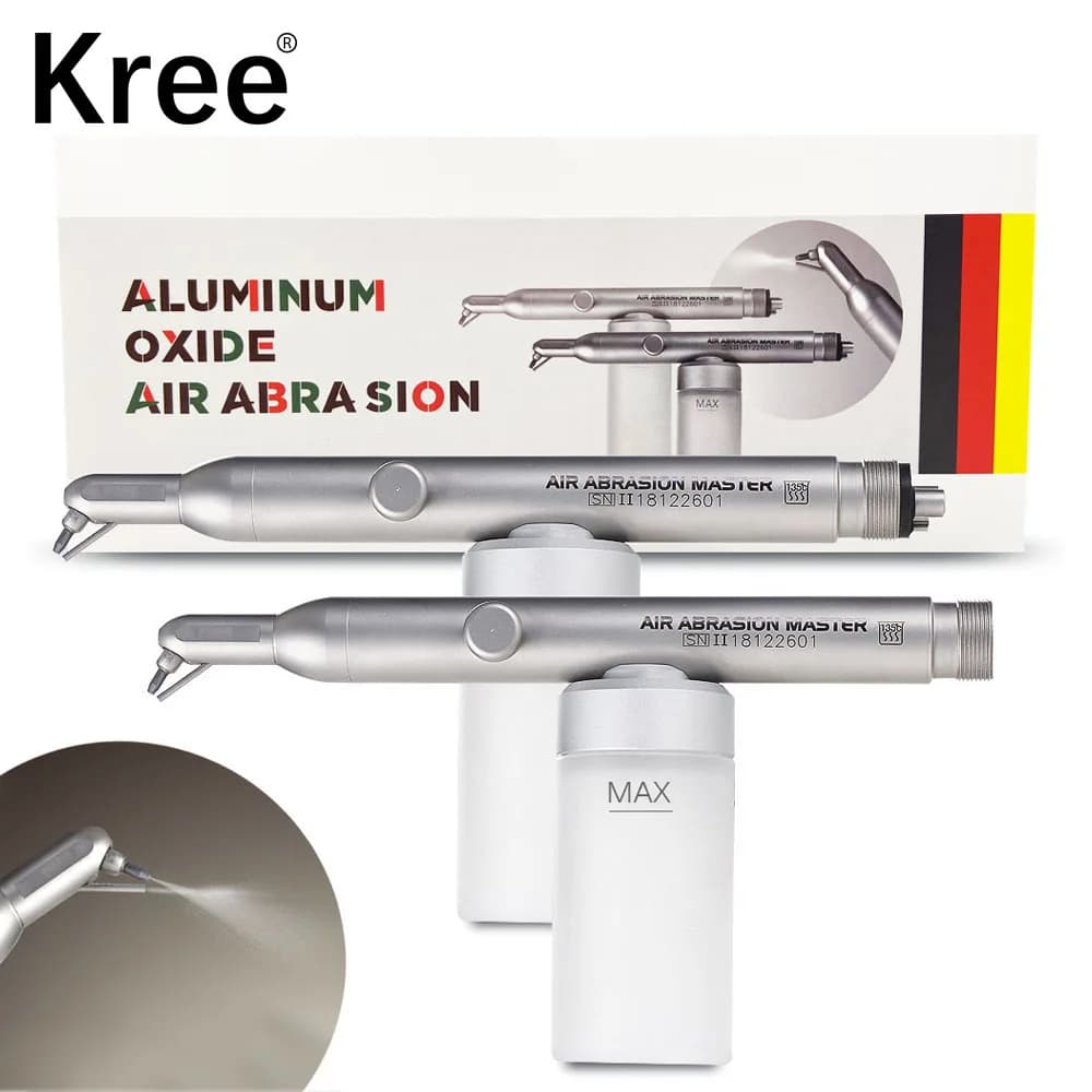 Dental Aluminum Air Abrasion Polisher Microetcher Sandblasting Machine with whitening pen for cleaning teeth with water spray