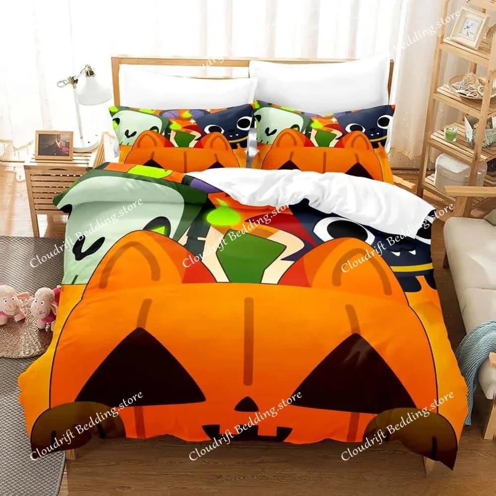 Nuovo Set di Biancheria da Letto 3D Pet Simulator X, Set per Letto Singolo, Matrimoniale, Queen, King Size, per Adulti e Bambini, Set Copripiumino per Camera da Letto, Tessili per la Casa