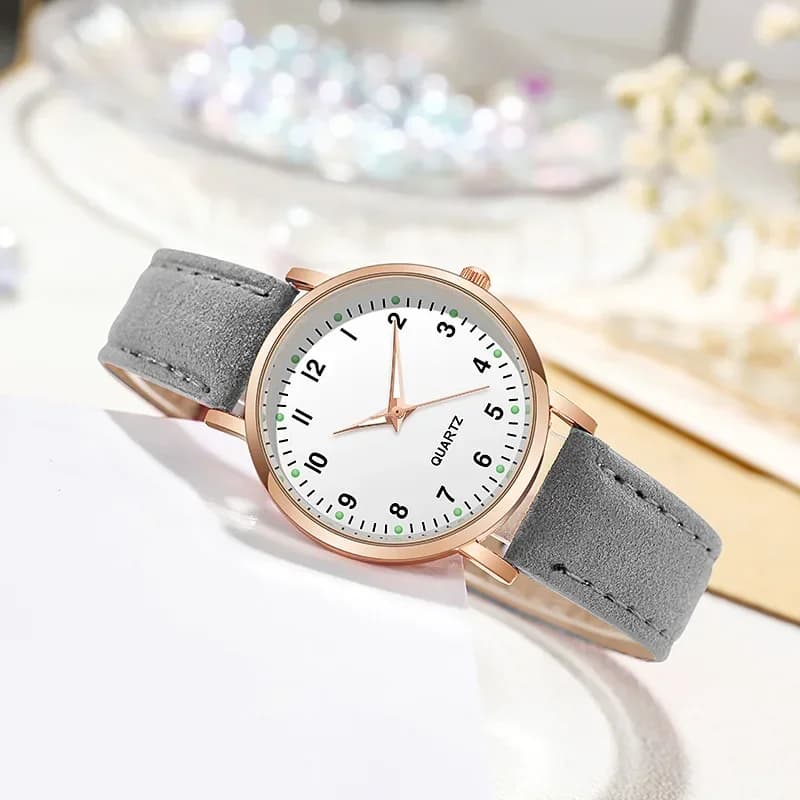 Orologi da polso da donna Montre Femme orologi da donna bracciale in pelle luminosa orologio semplice orologio al quarzo moda elegante Reloj Mujer