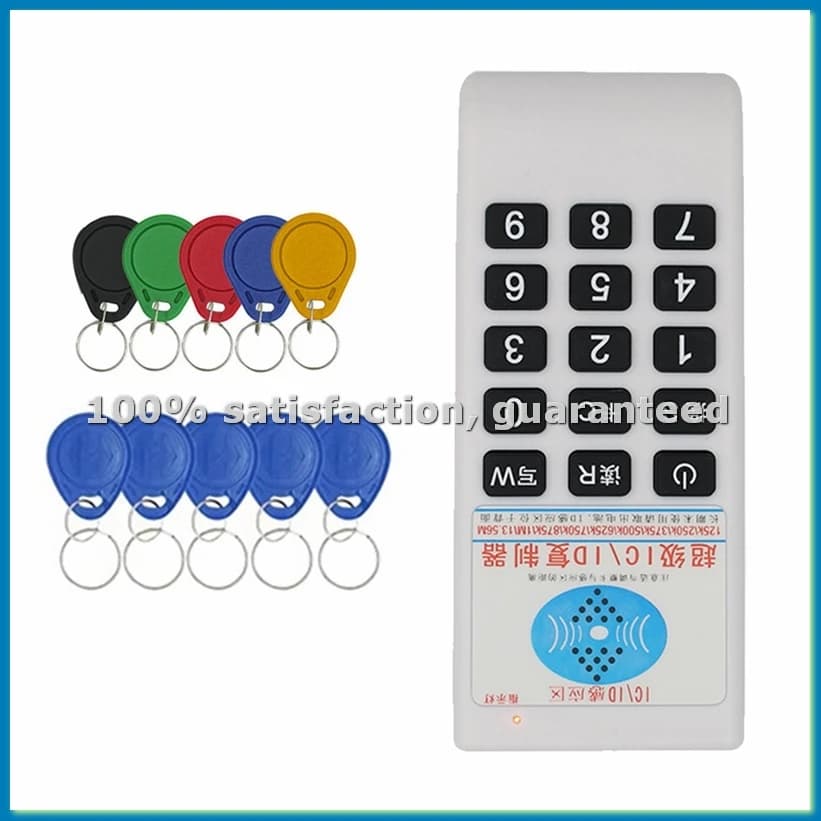 Lettore e Scrittore di Carte RFID NFC IC + 5 Portachiavi UID/T5577 125Khz-13.56MHZ Duplicatore di Carte RFID Smart, Duplicatore IC ID-A25R