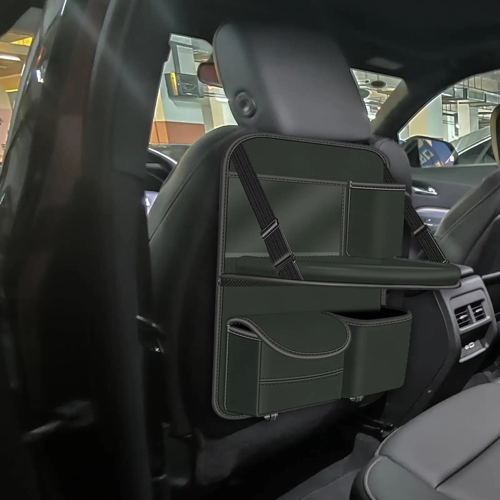 Organizer per Sedile Posteriore Auto, Porta Fazzoletti Impermeabile e Versatile da Appendere