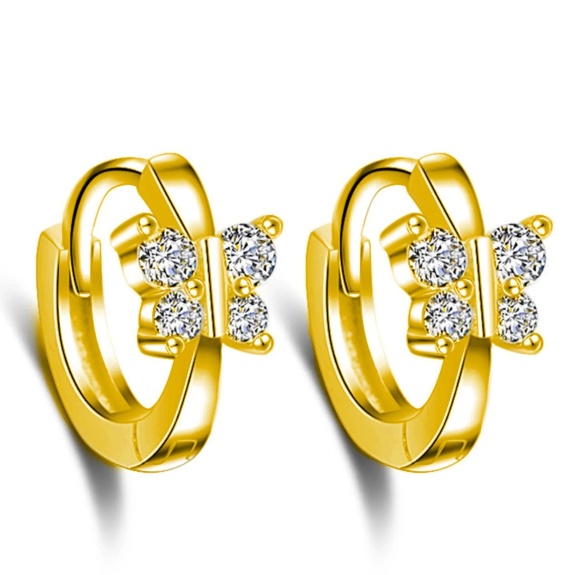 Orecchini in argento sterling 925 per donna Stile farfalla Versione coreana alla moda Gioielli unici ed eleganti per orecchie dolci
