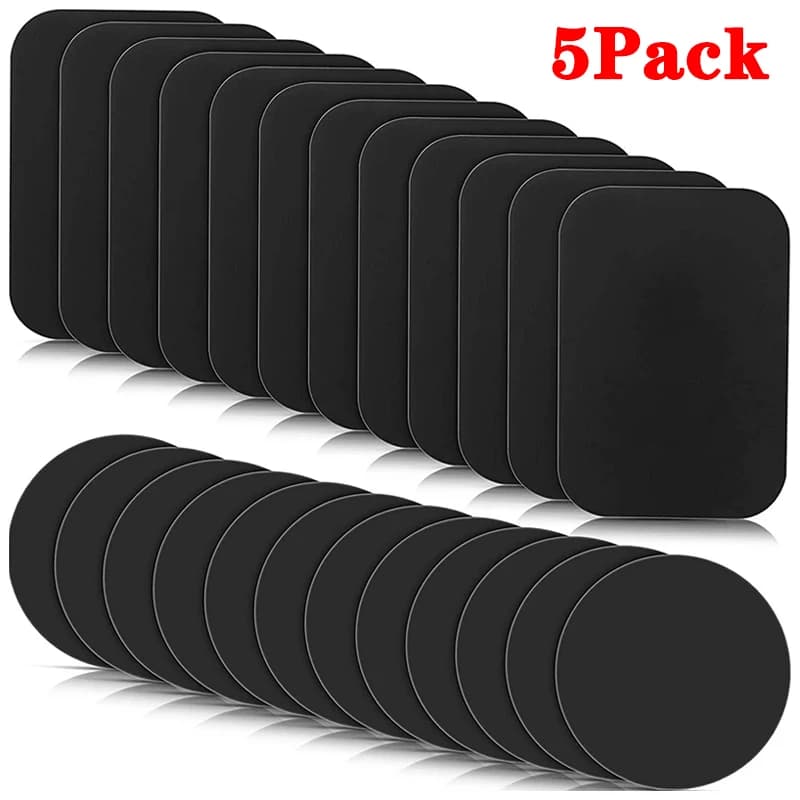 1pcs 5pcs Magnetic Metal Plate For Magnetic Car Phone Holder Universal Iron Sheet Sticker Stand Mobile Phone Magnet Holder Mount