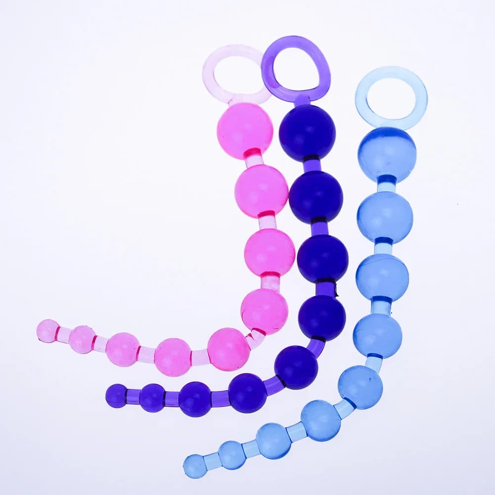 Vendita Orgasmo Vagina Plug Gioca Pull Ring Ball Novità sexy del sesso Gelatina anale Giocattolo speciale Perline Catena Giocattoli adulti del sesso HH001