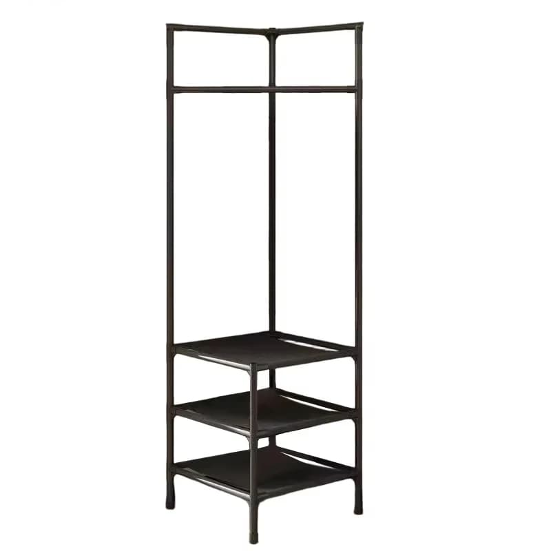 Corner Clothes Rack Multi Tiered Standing Coat Bag Hanger for Entryway Closet Clothes Hanging Rack Bedroom Sundries Storage Rack