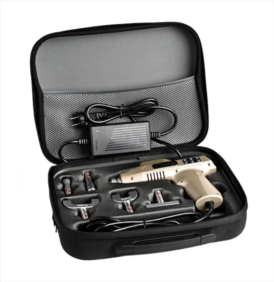 Electric Chiropractic Massage Gun for Muscle Massage with Deep Textile Therapy to Relieve Pain