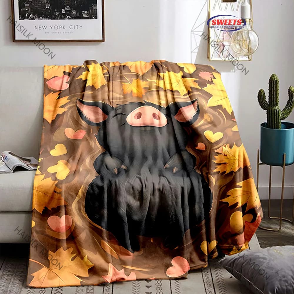 Simpatiche coperte salvadanaio per divano, coperte morbide e calde e accoglienti per regali da donna e uomo, coperte in flanella di peluche adatte a tutte le stagioni