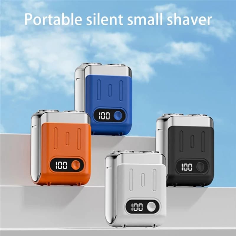 Travel Trimmer for Portable Electric Shaver with Digital Display Electric Shaving Shaver Travel Shaver