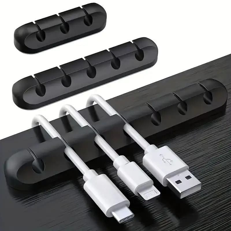 5/7 clip adesivo avvolgicavo filo da tavolo auricolare supporto per cavo organizzatore da scrivania forniture per ufficio di cancelleria materiale Escolar