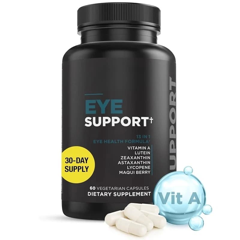 Daily supplements of luteine and zeaxanthin, eye support (60 vegetarian capsules) - support eye health - adult eye supplements