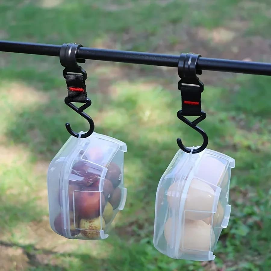 Scatola portauova antiurto per esterni, vassoio per uova infrangibile da campeggio portatile, scatola di protezione in plastica per la casa, infrangibile da viaggio