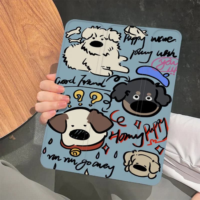 Per iPad Air 6 Custodia IPad 10a generazione Air 5a 4a 10.9 con portapenne per Pro 11 4a 3a IPad 10.2 7a 9a 8a Flip Smart Cover