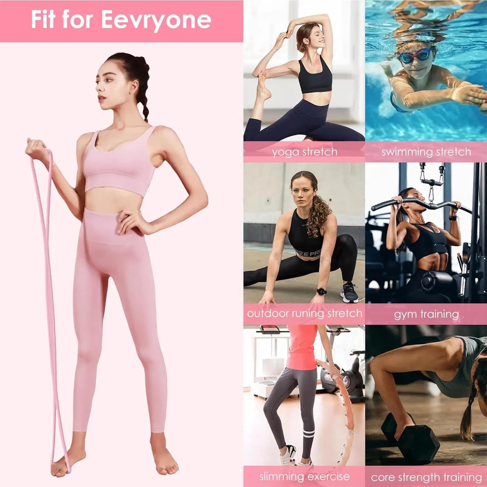 Arm Training Band Strength For Fitness 8 Shaped Elastic Band Muscle Training Tool Thoracic Expansion Yoga Pulling Stretch Cord