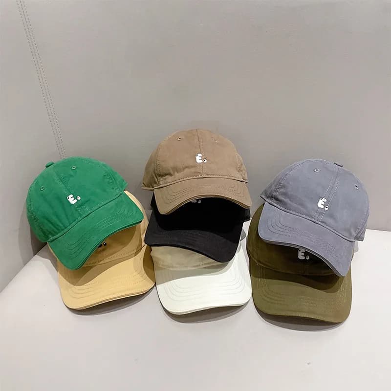 Fashion letter Children baseball cap Embroidery Children duck language Cap 2-8 years Boys Girls Visiere outdoor parasol Hats with visor for children