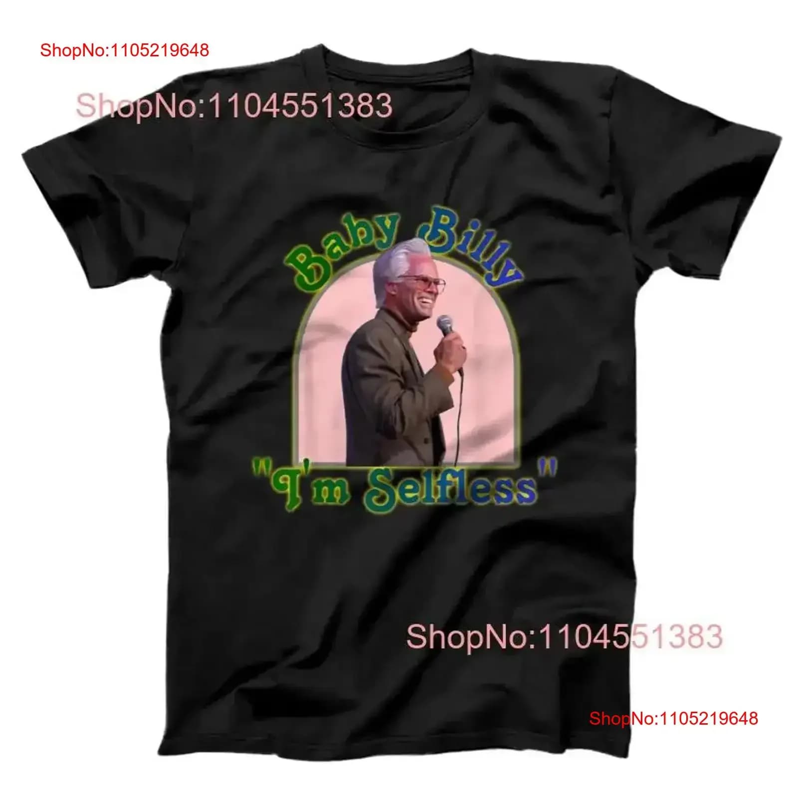 Baby Billy I'm Selfless Freeman T Shirt Taglia S 5XL vintage lavato Abiti firmati unisex Grafica streetwear elegante