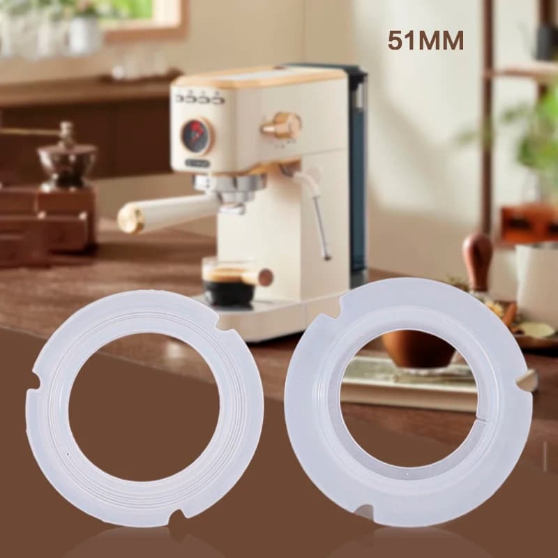 nuovo anello di tenuta della maniglia della macchina da caffè da 51 mm Accessori Gomma siliconica Maniglia della macchina da caffè Anello Guarnizione di tenuta Anello di gomma